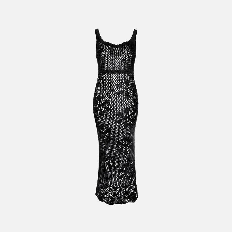 Asta Resort Emma Tricot Dress - Black