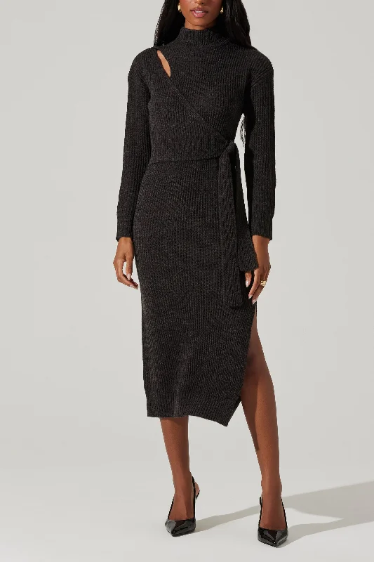 Audree Dress Charcoal