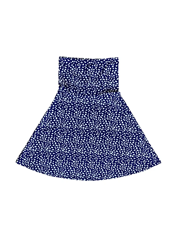 Avalon Dress Small Diana's Dot Navy