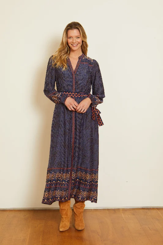 Michelle Dress Indigo Batik