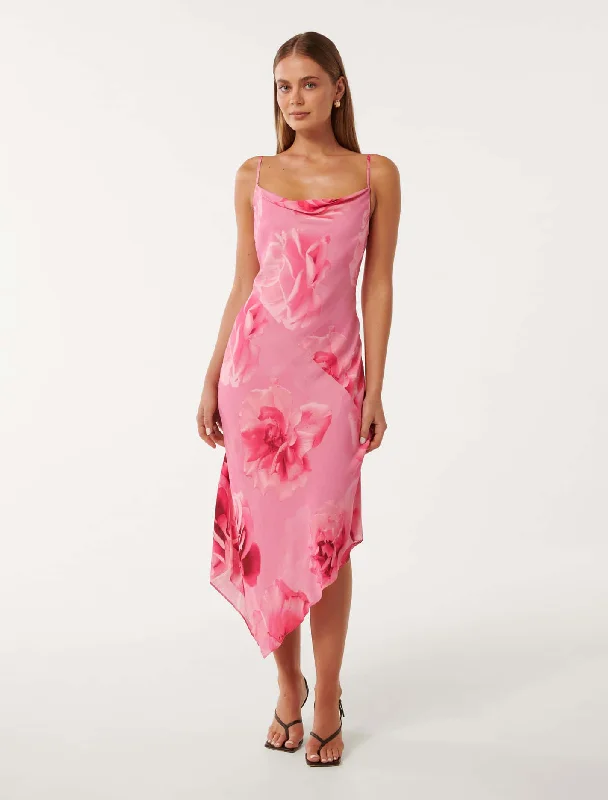 Henley Asym Slip Dress