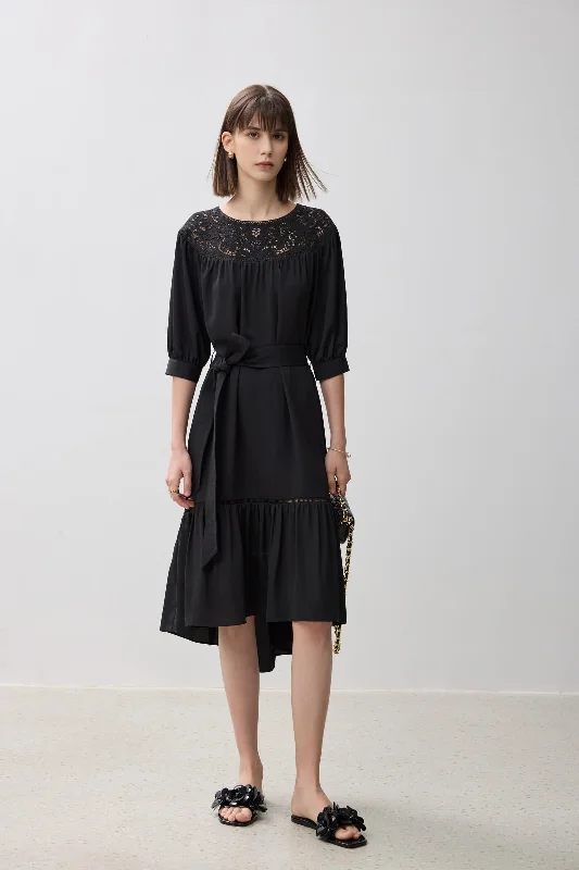 LILY Elegant Lace Comfortable Dress