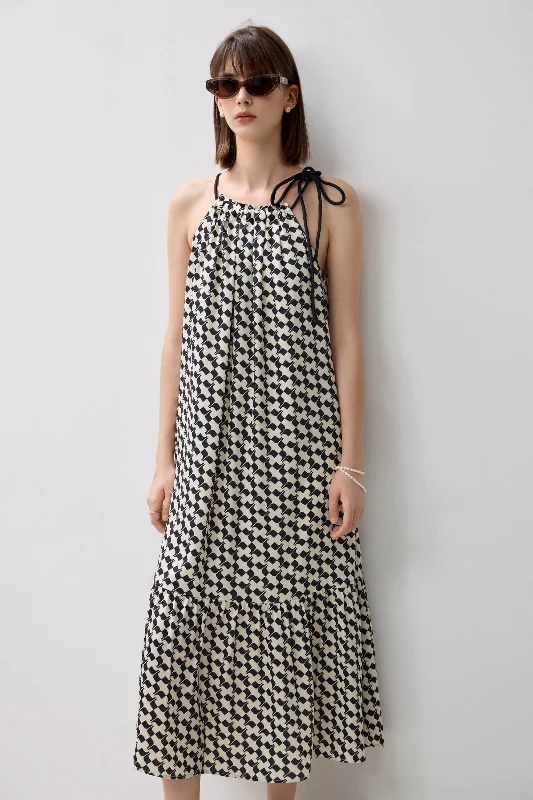 LILY Retro Monogram Dress