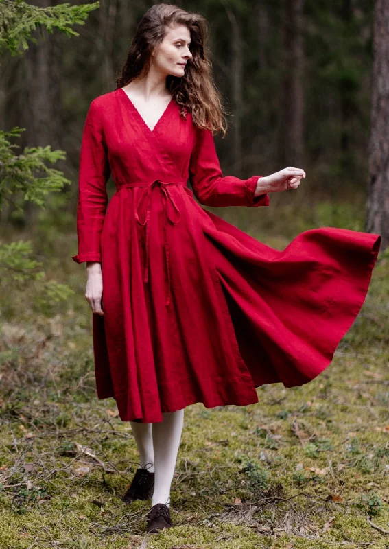 Wrap Dress, Long Sleeve