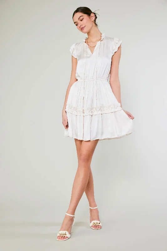 Flutter Sleeve Mini Dress