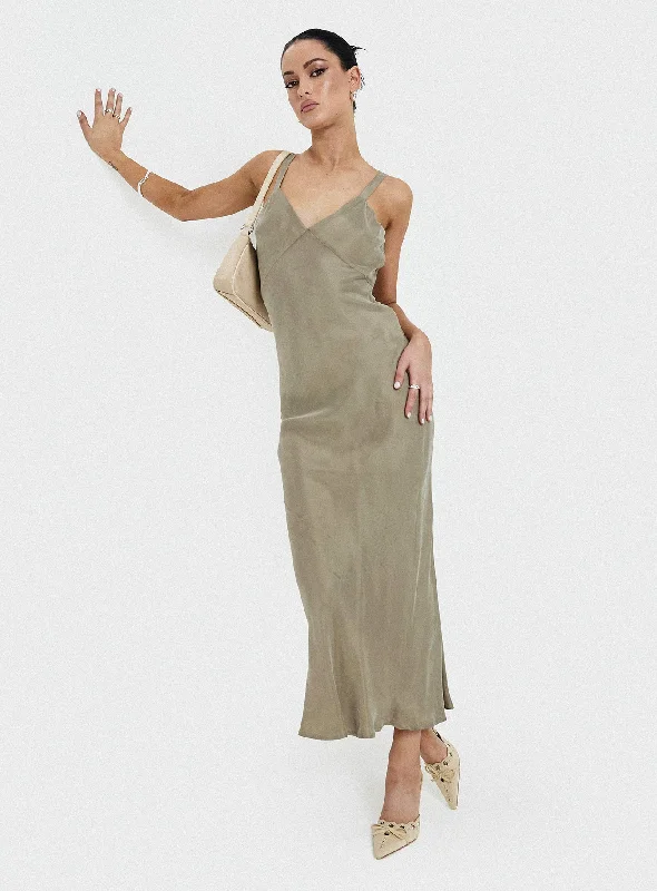 Laurette Maxi Dress Sage