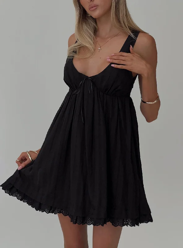 Nelty Mini Dress Black