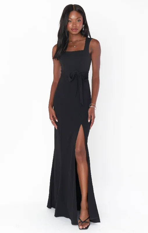 Paris Gown ~ Black Stretch