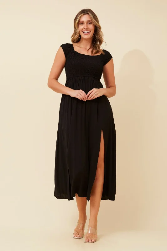 ROBIN SOLID MAXI DRESS