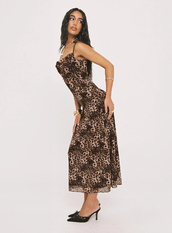 Sugar Maxi Dress Leopard